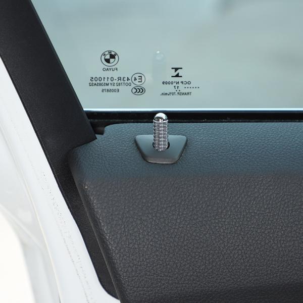 グレードアップ♪ アルミ ドアロックピン 銀 BMW F01 F02 F04 740i 740Li ...