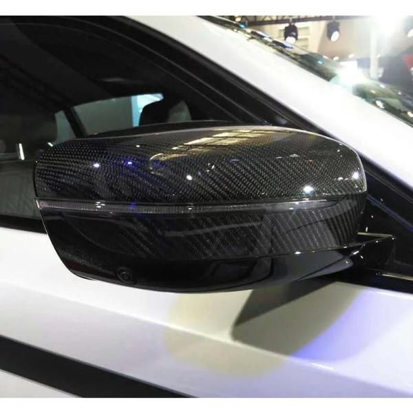 高品質♪♪ リアル ドライ カーボン ドアミラー カバー BMW G22 420i M440i xD...
