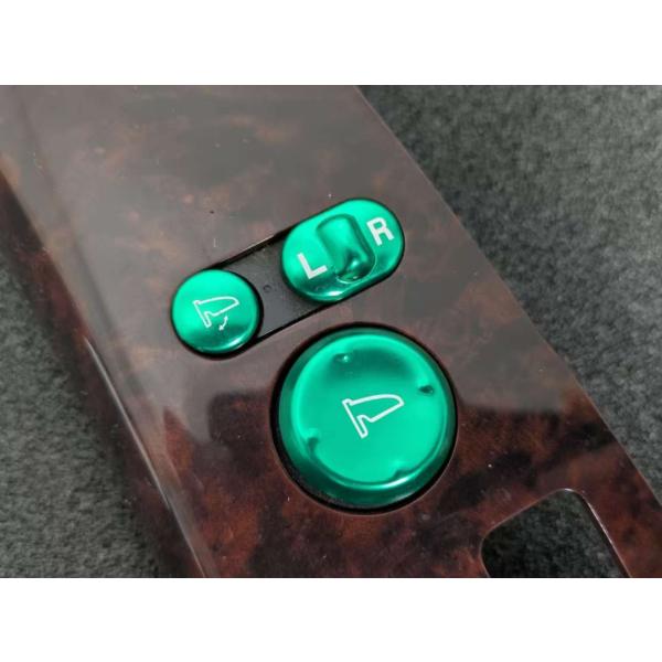 デザイン性UP♪ ドアミラー スイッチ カバー 緑 オデッセイ RB3 RB4 M L Li MS ...