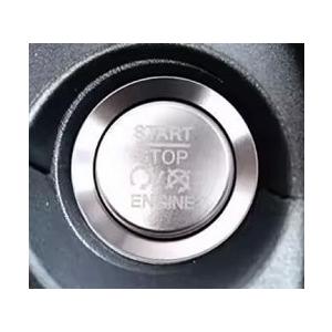 デザイン性UP♪ エンジン スタート スイッチ リング &amp; カバー 銀 チェロキー KL ロンジチュ...