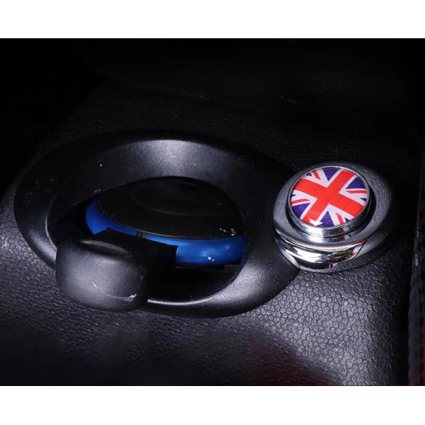 デザイン性UP♪ MINI ミニ ユニオンジャック エンジンスターター スイッチ カバー R60 ク...