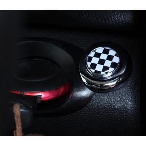 デザイン性UP♪ BMW MINI インテリア ドアパネル カバー チェッカー