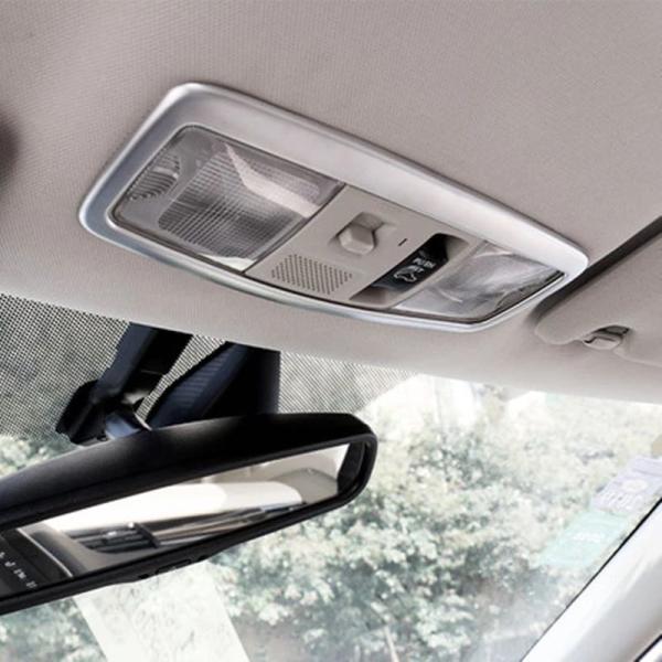 高品格♪ サテンシルバー ルームランプ カバー アウトランダーPHEV GG2W E G セーフティ...