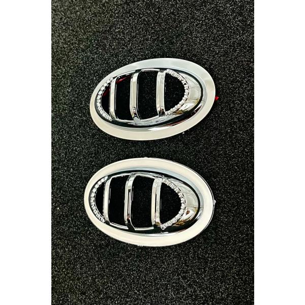 鏡面仕上げ♪ メッキ サイドマーカー サイドウインカー リング デリカD:2 MB15S G G4 ...