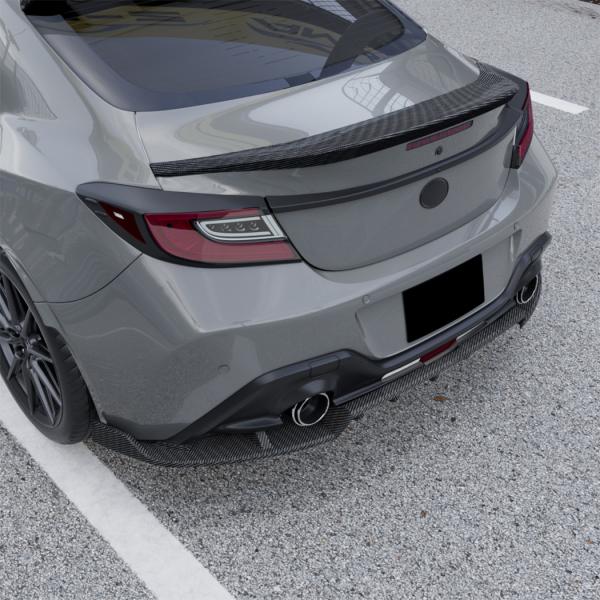 スポーティ全開♪ カーボン ルック リアディフューザー スバル BRZ ZD8 R S カップカー ...