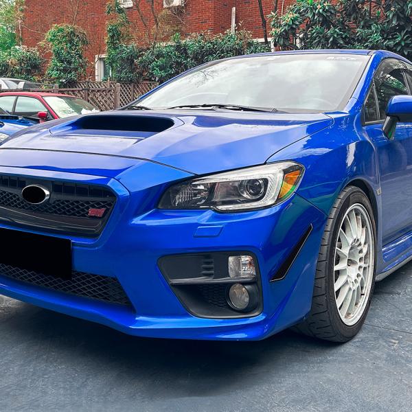 スポーティ全開♪ フロント カナード スプリッター WRX STI VAB STI タイプS S20...