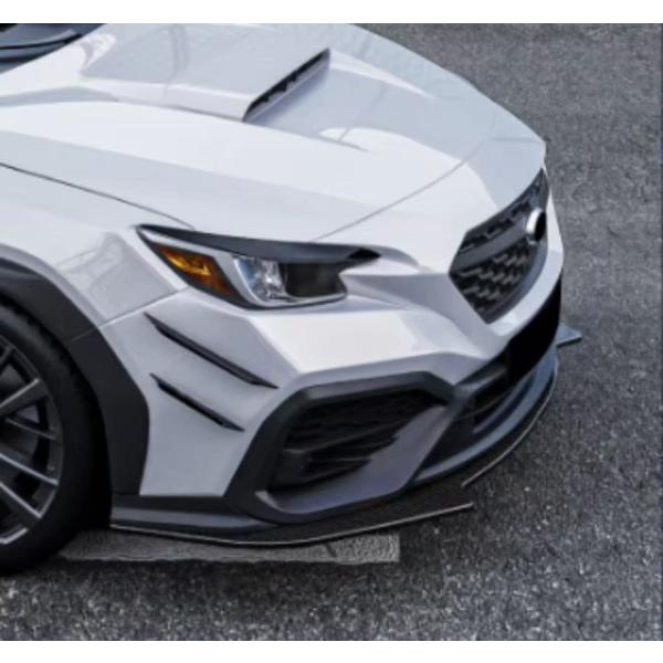 スポーティ全開♪ カーボン ルック フロントリップ スポイラー スバル WRX S4 VBH GT-...