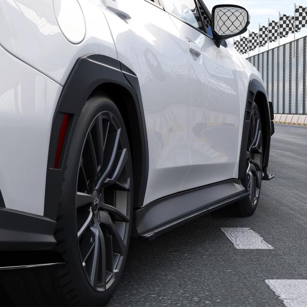 スポーティ全開♪ カーボン ルック サイドスカート スバル WRX S4 VBH GT-H GT-E...