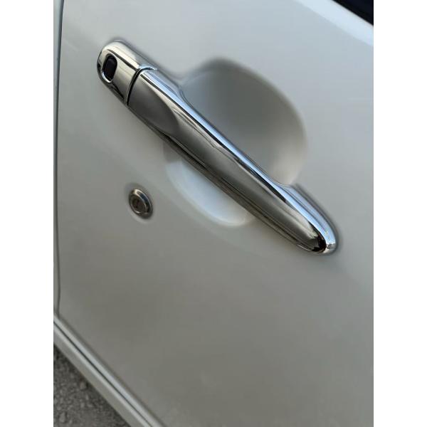 鏡面仕上げ♪ メッキ ドアハンドル カバー ガーニッシュ スバル  ステラカスタム LA150F L...