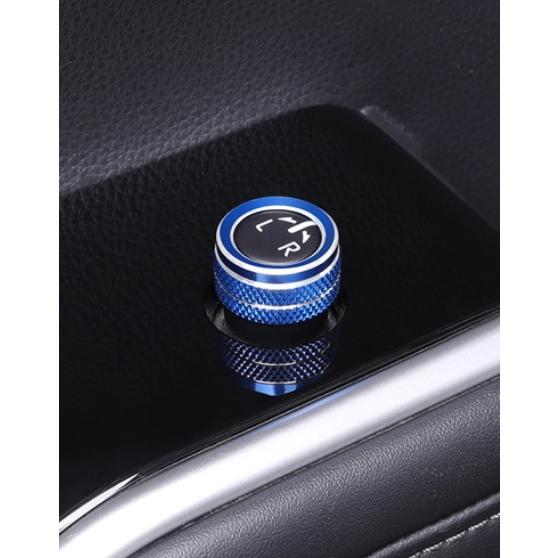 デザイン性UP♪ ブルー ドアミラー スイッチ カバー スバル BRZ ZD8 R S カップカー ...