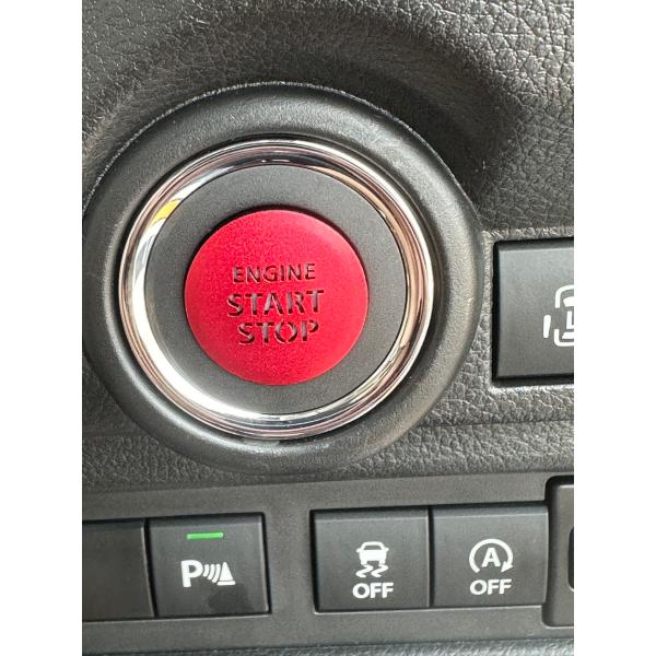 デザイン性UP♪ エンジン スターター スイッチ カバー 赤 ワゴンRカスタムZ MH55S MH9...