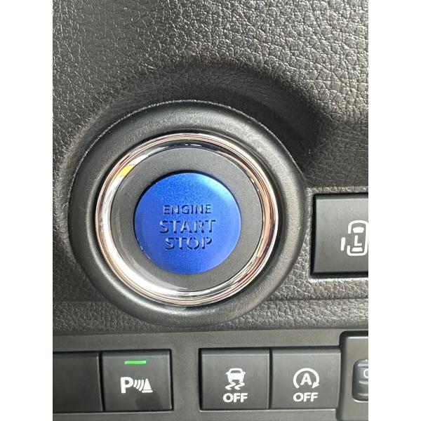 デザイン性UP♪ エンジン スターター スイッチ カバー 青 ワゴンRスティングレー MH35S M...