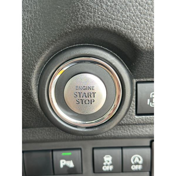 デザイン性UP♪ エンジン スターター スイッチ カバー 銀 ワゴンR MH35S MH55S MH...