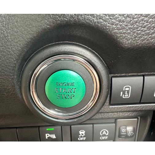 デザイン性UP♪ エンジン スターター スイッチ カバー 緑 ワゴンR MH35S MH55S MH...