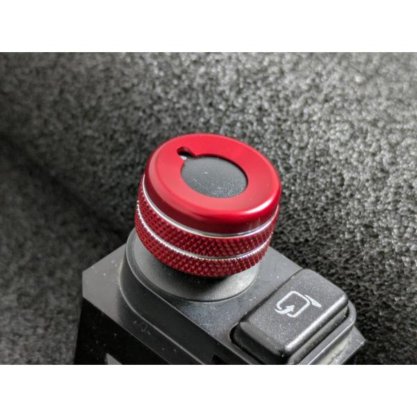 デザイン性UP♪ ドアミラー スイッチ カバー 赤 スイフト ZC72S ZD72S XG XS X...