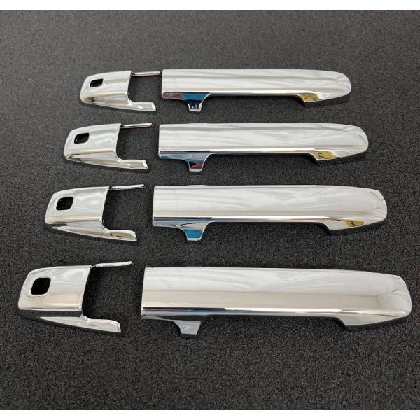 鏡面仕上げ♪ メッキ ドアハンドル カバー スペーシア MK53S ハイブリッドG ハイブリッドX ...