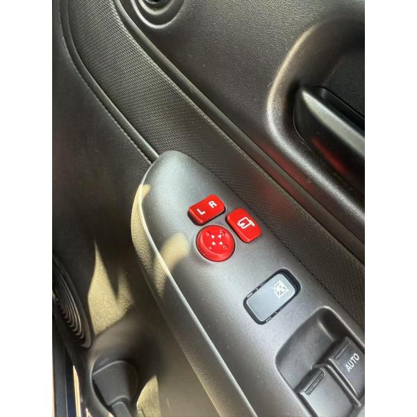 デザイン性UP♪ ドアミラー スイッチ カバー 赤 ワゴンRスティングレー MH23S X T TS...