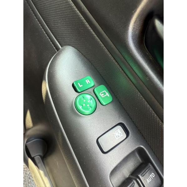 デザイン性UP♪ ドアミラー スイッチ カバー 緑 ワゴンRカスタムZ MH55S MH95S ハイ...