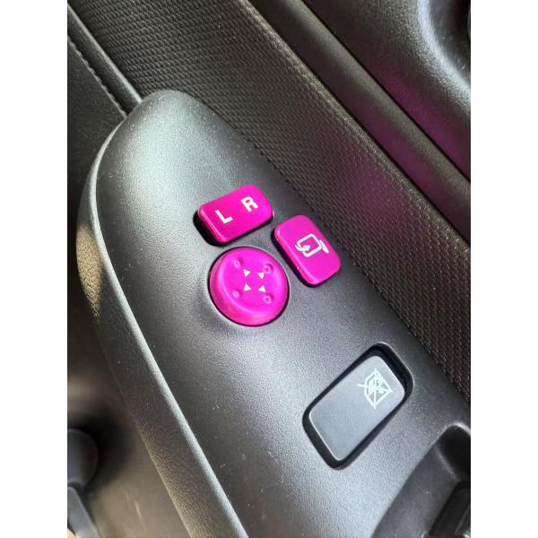 デザイン性UP♪ ドアミラー スイッチ カバー ピンク ワゴンRスティングレー MH34S MH44...