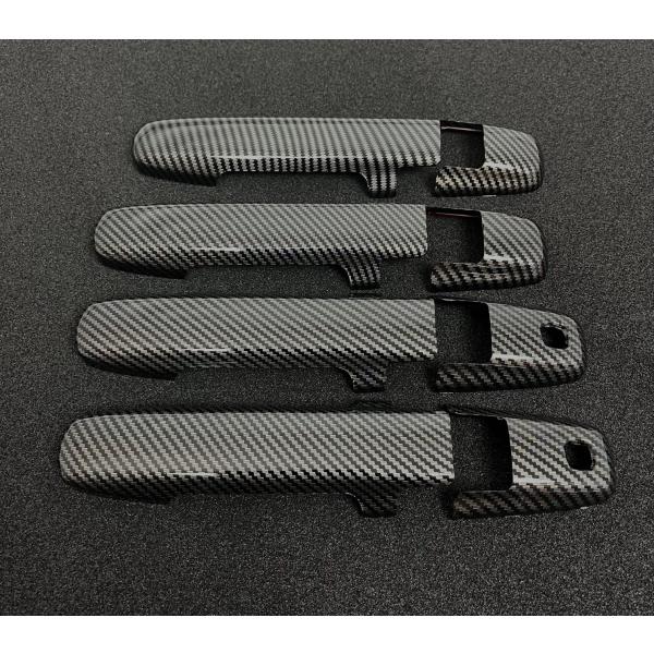 スポーティ全開♪ カーボン ルック ドアハンドル カバー ワゴンR MH35S MH55S MH85...