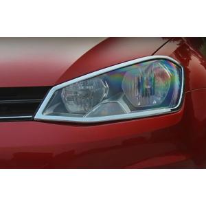 フォルクスワーゲン メッキ ヘッドライト ヘッドランプ リング ゴルフ 7 VII ゴルフ GTE ...