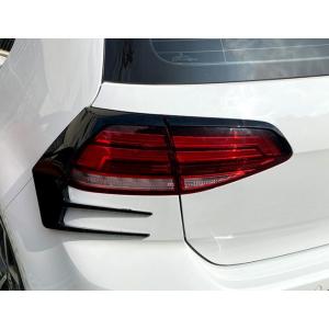 スポーティ全開♪ カーボン ルック テールランプ ガーニッシュ ゴルフ7 ゴルフ7.5 ゴルフR ゴ...