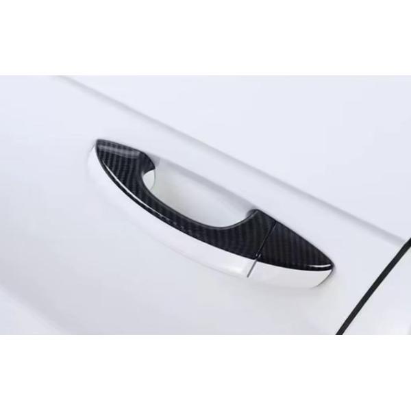 スポーティ全開♪ カーボン ルック ドアハンドル カバー T-ROC Tーロック TSI TDI ス...