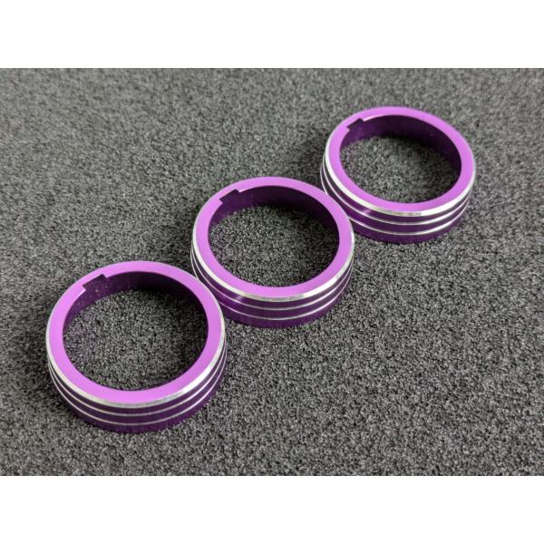 デザイン性UP♪ エアコン ダイヤル カバー 紫 ゴルフヴァリアント ゴルフRヴァリアント ゴルフオ...