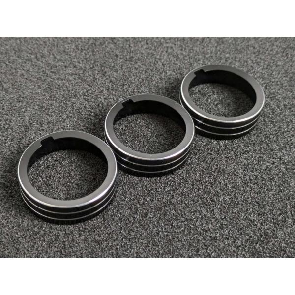 デザイン性UP♪ エアコン ダイヤル カバー 黒 ゴルフヴァリアント ゴルフRヴァリアント ゴルフオ...