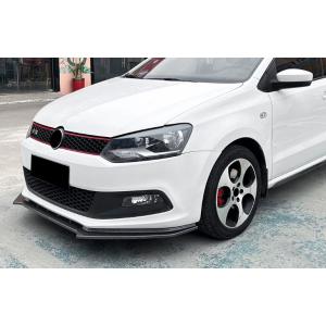 スポーティ全開♪ カーボン ルック フロントバンパー リップ スポイラー ポロ GTI 6R 系 6...