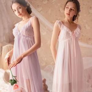 薄手 ネグリジェ パジャマ レディース 春夏 セクシーネグリジェ