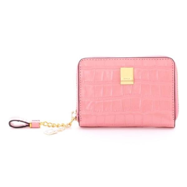 OMNIA オムニア 天然牛革 本革 レディース クロコダイル イエンカードケース 小銭入れ 名刺入...