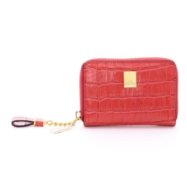 OMNIA オムニア 天然牛革 本革 レディース クロコダイル イエンカードケース 小銭入れ 名刺入...