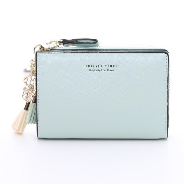 Forever young フォーエバーヤング シンプル 2つ折り財布 レディース サイフ さいふ ...