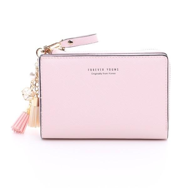 Forever young フォーエバーヤング シンプル 2つ折り財布 レディース サイフ さいふ ...