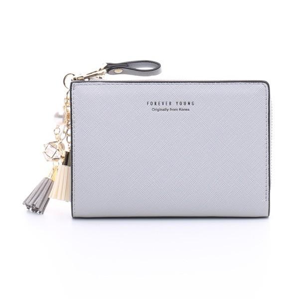 Forever young フォーエバーヤング シンプル 2つ折り財布 レディース サイフ さいふ ...
