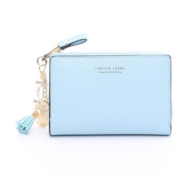 Forever young フォーエバーヤング シンプル 2つ折り財布 レディース サイフ さいふ ...