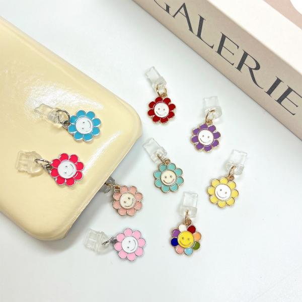ダストプラグ コネクタ チャーム アクセサリー 韓国 iPhoneケース スマホケース 携帯ケース ...