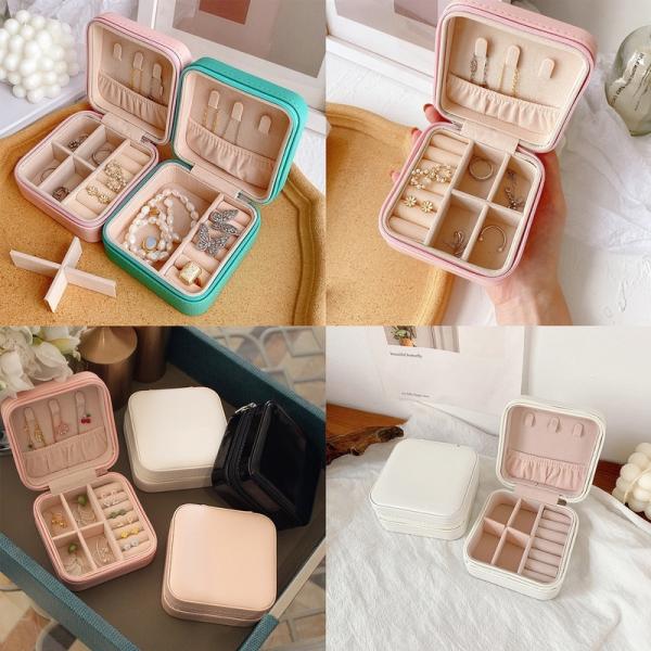 アクセサリー ケース 韓国 仕切り収納 ミニ コンパクト 多機能 小物入れ 収納 ポーチ インテリア...