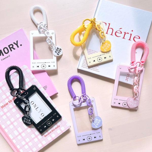 定期入れ カード入れ カードケース パスケース カード収納 IDケース 社員証 韓国 スプリング チ...