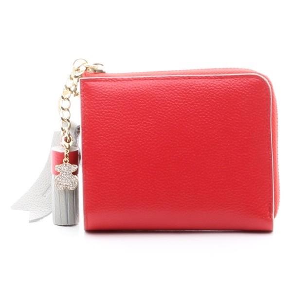 OMNIA オムニア エラ 2つ折り ラウンドファスナー 財布 本革 サイフ レディース かぶせ さ...