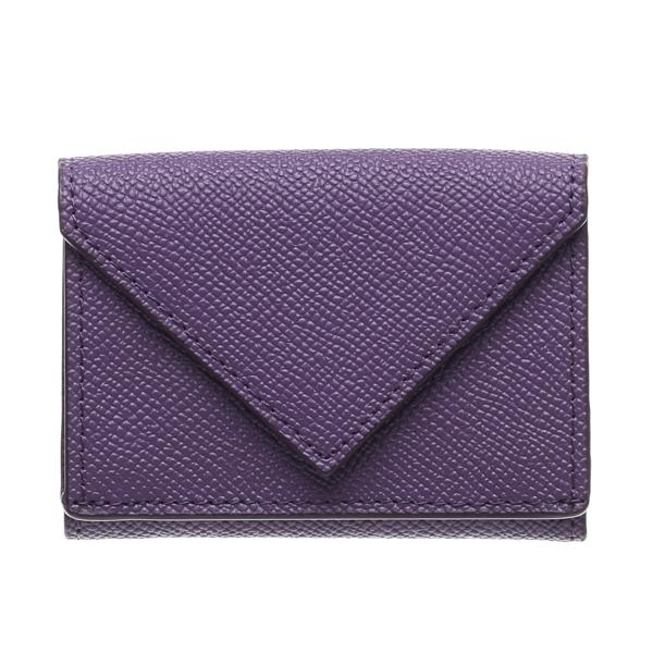 OMNIA オムニア レター レター型 3つ折り財布 コンパクト ミニ財布 折財布 本革 レディース...