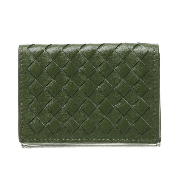 OMNIA オムニア 折財布 本革 ミニ財布 三つ折り ブラック