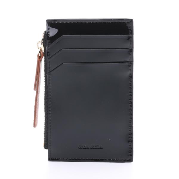 OMNIA オムニア 天然牛革 本革 エナメル レディース カードケース 小銭入れ パスケース カー...