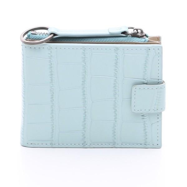 OMNIA オムニアクロコ 2つ折り カードケース 本革 レディース 小銭入れ パスケース カード入...