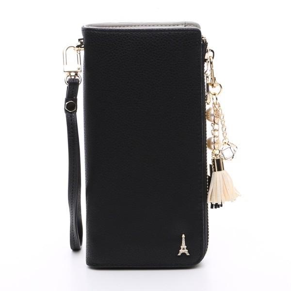 FROMb フロムビー パリ エッフェル 長財布 ラウンド サイフ ファスナー財布 レディース スト...