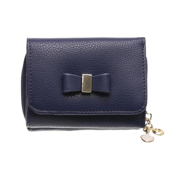 FROMb リボン フロムビー 3つ折り財布 Half wallet サイフ レディース 三つ折り ...