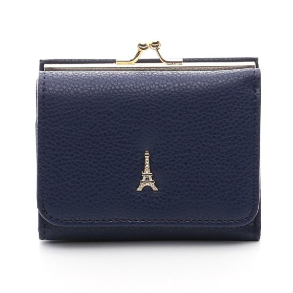 FROMb フロムビー パリ エッフェル 3つ折り財布 がま口 Half wallet サイフ レデ...