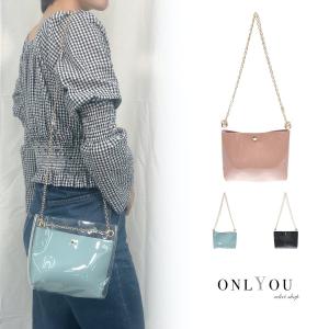 Mignonjour ショルダーバッグ バッグ FReePLACe/ポーチ付きクリア