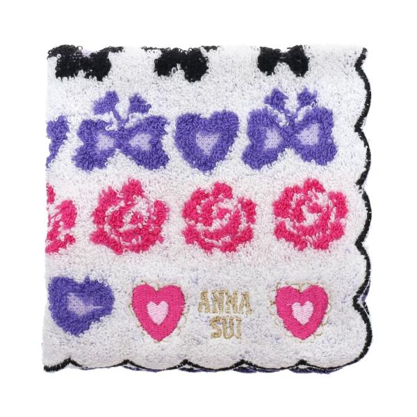 アナスイ ANNA SUI 蝶々 タオルハンカチ ハンドタオル タオル ハンカチ ブランド レディー...